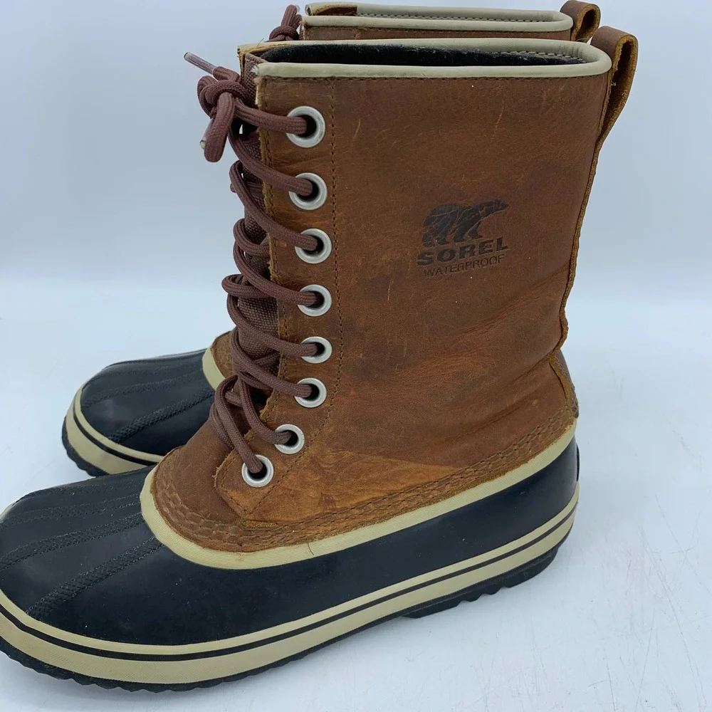 Sorel Gorpcore Utility Waterproof Winter Snow Boots Wmns 8.5 Cabin